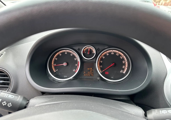 Opel Corsa cena 14500 przebieg: 223000, rok produkcji 2009 z Kąty Wrocławskie małe 529